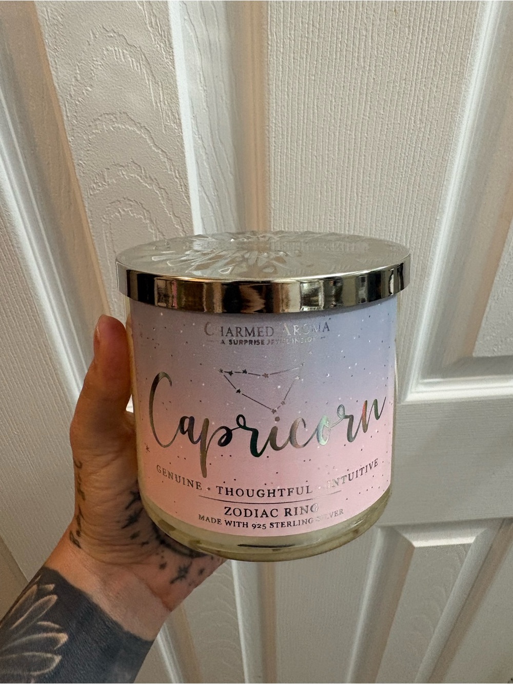 Charmed Aroma Capricorn Zodiac Ring Candle